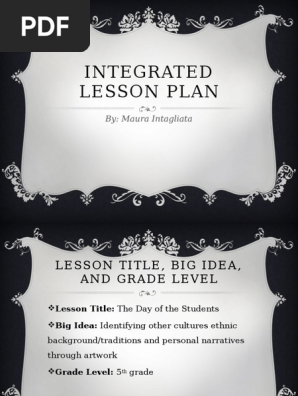 intagliata integratedlessonplanpresentation