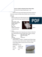 Deskripsi Mineralogi Secara Optik Dan Megaskopis Mineral Batuan Beku