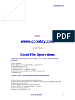QTP Excel Scripts
