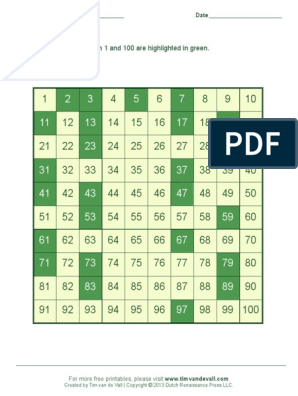 printable prime number chart pdf