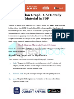 Signal Flow Graph - GATE Study Material in PDF