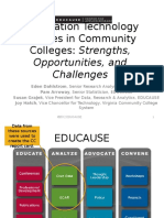 Information Technology Services in Community Colleges: Strengths