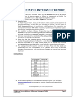 IAS PU Internship Report Format
