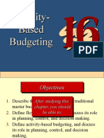 Activity-Based Budgeting 186