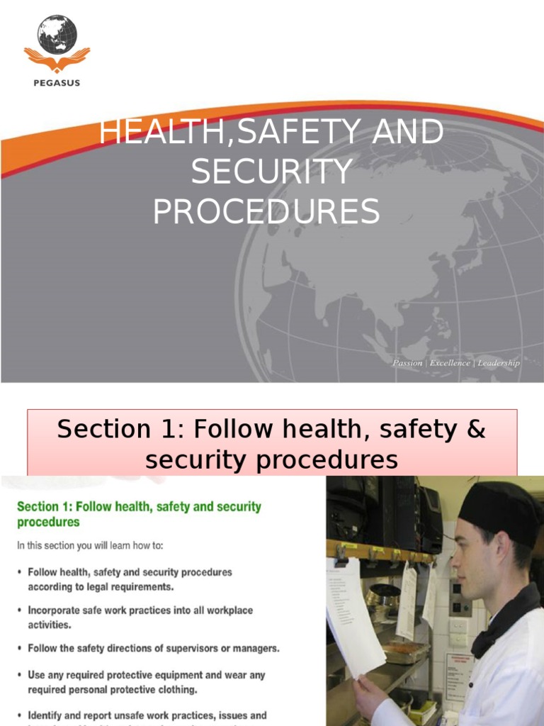 Health, Safety and Security PDF Emergency Safety