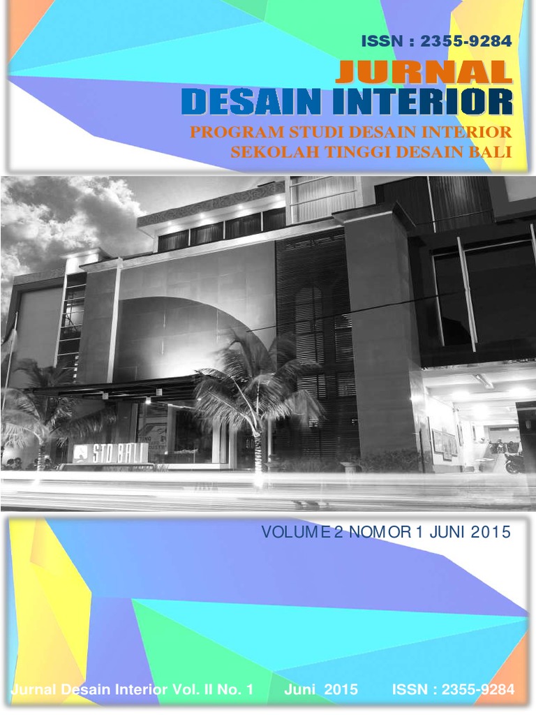 Jurnal Desain Interior Volume 2 | PDF