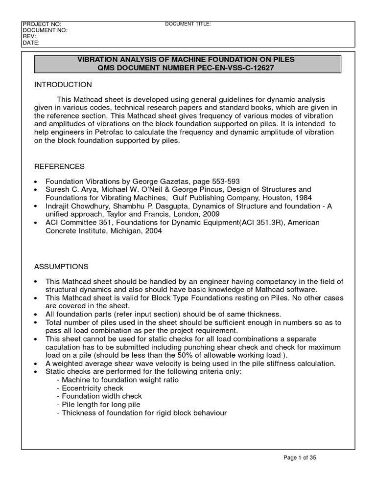 Attachment 1 - Validated Mathcad Sheet | PDF | Normal Mode | Young's ...