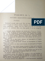 Demetrescu Dragomir, Psalmul 50. Studiu Exegetico-Biblic I