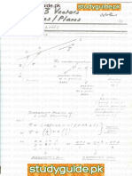 A Level Maths Vectors Notes PDF