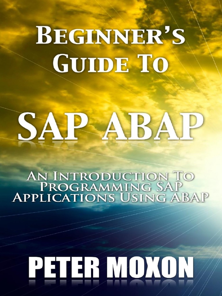 ABAP Beginner Guide PDF | PDF