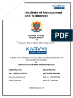 Comparative Study on Online & Offline Trading at Karvey priyanka maurya.docx