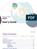 User's Guide: Bubble Jet Printer