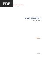 Rate Analysis - 2016