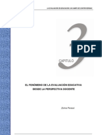 El Fenómeno de La Evaluación Educativa Desde La Perspectiva Docente Zulma Perassi