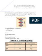 Thermal Conductivity: Conduction