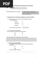 Matriz de Apreciacao Das Actividades GIP ESA