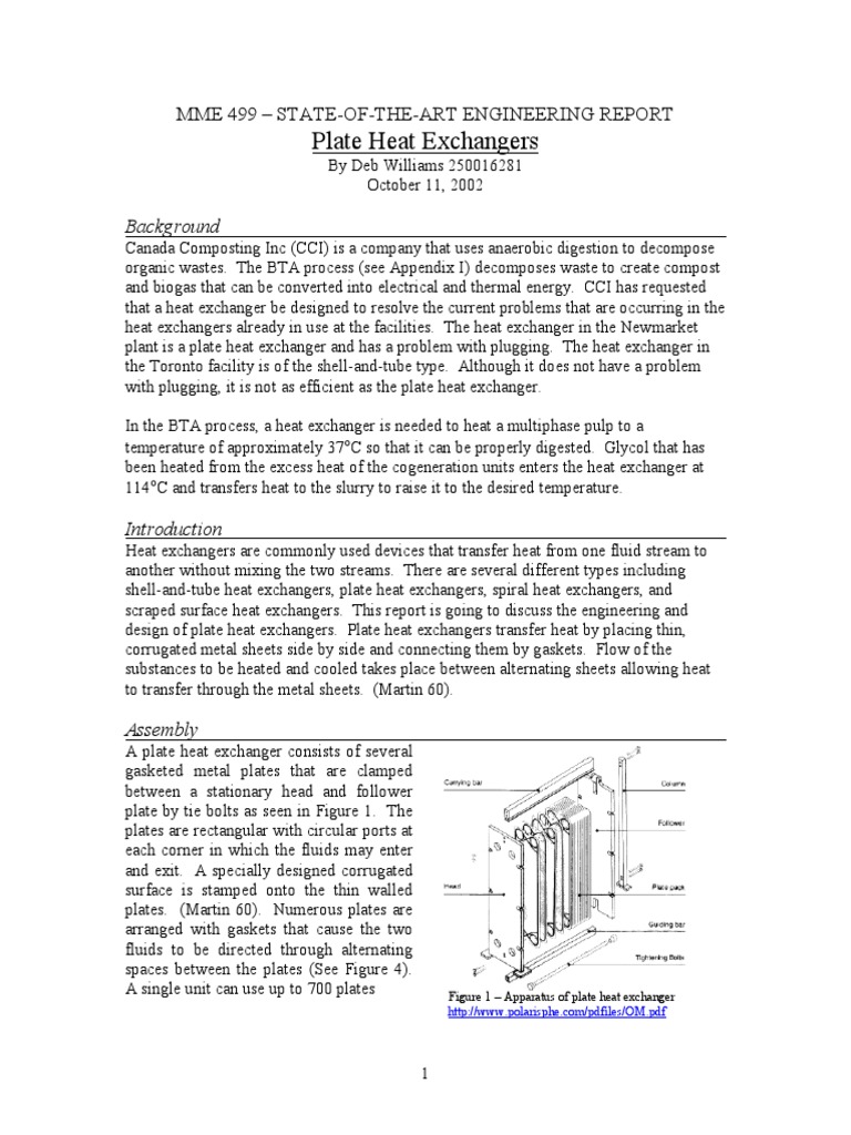 Plate Heat Exchangers | PDF | Heat Exchanger | Heat