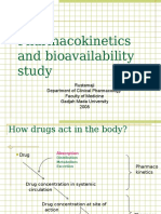 PK & Bioavailability Study of Drugs