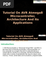 Tutorial on AVR Atmega8 Microcontroller, Architecture and Its Applications
