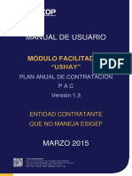 Manual USHAY - PAC Sin ESIGEF - Entidades Contratantes - 0