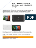 Prestigio Multipad 7.0 Ultra+ - Tablet de 7 (Wifi, 4 GB, Arm Cortex A8, 1 GHZ, 512 MB Ram, Android), Negro PDF