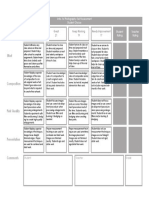 studentchoice rubric