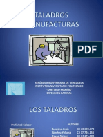 Taladros Industriales - Procesos de Manufactura