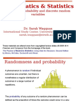 Mathematics & Statistics: Lecture 2: Probability and Discrete Random Variables