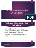 The Feldman Method of Art Criticism