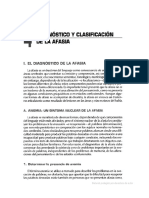 Diagnóstico y Clasificación de La Afasia