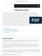 Apply For Doctoral Education - University of Helsinki PDF