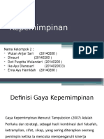 PPT Gaya Kepemimpinan