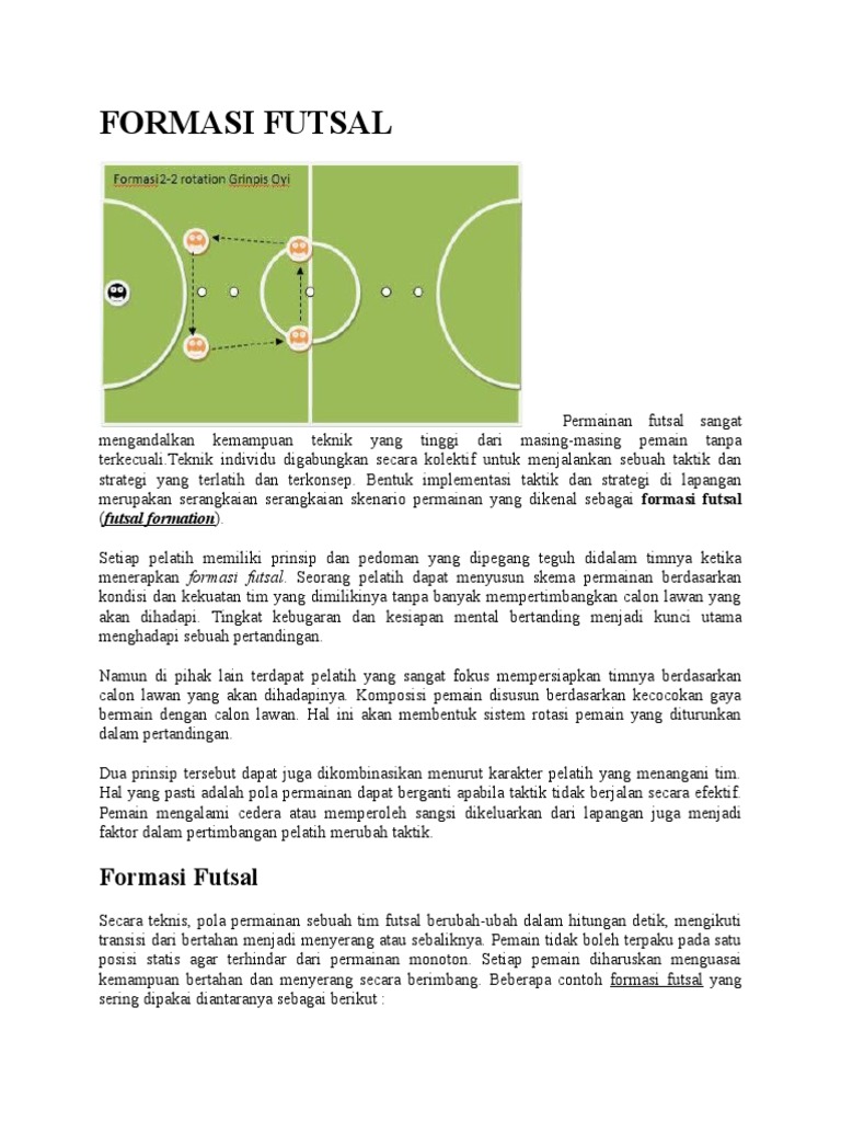 Download 7400 Gambar Formasi Futsal Menyerang Keren Gratis