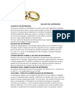 Nulidad Del Matrimonio