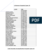 Lista Alumnos Orquesta Cpem 18