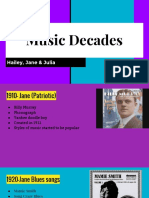 Music Decades Hailey Jane and Julia