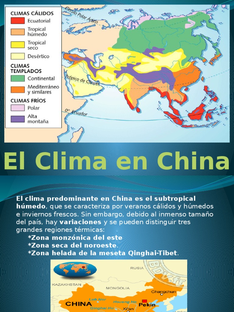 Clima de China PDF