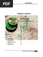 Download Economics Project on Oligopoly by yatinastha SN33331266 doc pdf