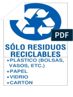 Residuos Reciclables