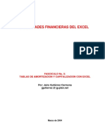 Facilidades Financieras Del Excel Fascic PDF