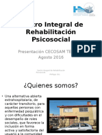 Centro Integral de Rehabilitación Psicosocial Reunion CECOSAM