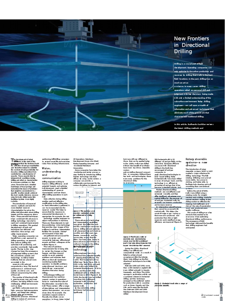 Advances in Directional Drilling Techniques | PDF | Oil Well | Petroleum