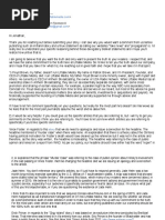 Response from Patrick Brown