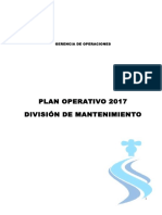 Plan Operativo-2017-Div de Mantenimiento