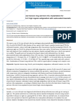 Combined Special Capsular Tension Ring and Toric IOL Implantation For Management of Post-DALK High R