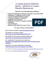 Return To Learn Concussion Parent Resources Center PG 3