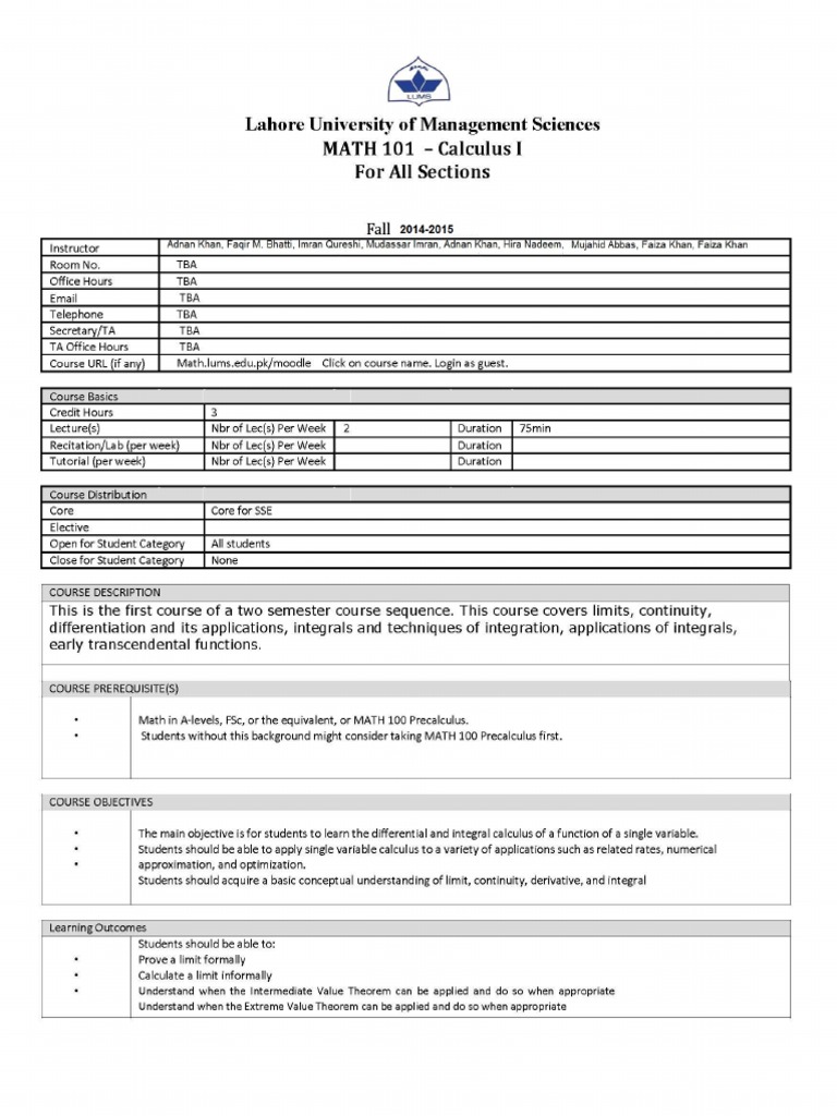 Calculus PDF