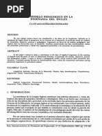 Un Modelo pedagógico en la enseñanza del inglés - Cayetano Estebanez
