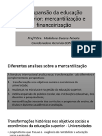 Financeirizacao Da Educacao PROFESSORA MADALENA Seminario Atualizada