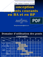Presentation La Conception Des Ponts Courants en BA Et en BP